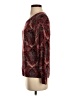 Talbots 100% Merino Wool Paisley Burgundy Wool Pullover Sweater Size S - photo 5