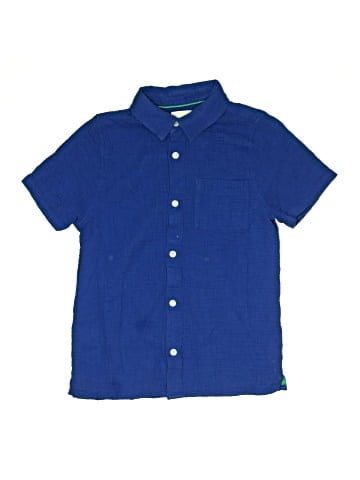 Mini Boden Short Sleeve Button-Down Shirt (view 1)