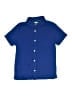 Mini Boden Solid Blue Short Sleeve Button-Down Shirt Size 10 - 11 - photo 1