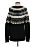 Talbots Chevron-herringbone Black Turtleneck Sweater Size S - photo 2