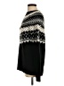 Talbots Chevron-herringbone Black Turtleneck Sweater Size S - photo 5