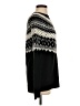 Talbots Chevron-herringbone Black Turtleneck Sweater Size S - photo 4