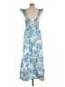 Sugarlips Floral Blue Casual Dress Size M - photo 2