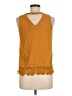 Vero Moda Yellow Sleeveless Top Size M - photo 2