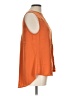 Staccato Orange Sleeveless Blouse Size L - photo 4