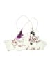 tini bikini Ivory Swimsuit Top Size M - photo 1