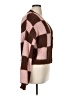 No Boundaries Checkered-gingham Brown Cardigan Size XL - photo 4