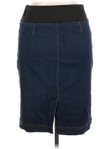 INC International Concepts Denim Skirt (view 2)