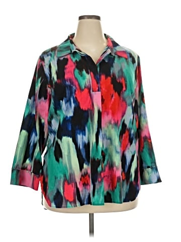 Investments 3/4 Sleeve Blouse (view 1)