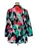 Investments 100% Polyester Color Block Green 3/4 Sleeve Blouse Size 2X - photo 2
