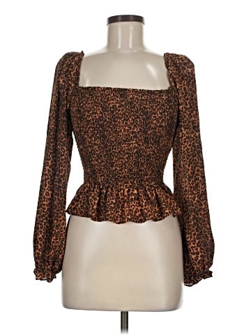 WAYF Long Sleeve Blouse (view 1)