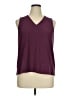 lucy Burgundy Sleeveless Blouse Size XL - photo 1
