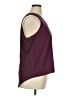 lucy Burgundy Sleeveless Blouse Size XL - photo 4