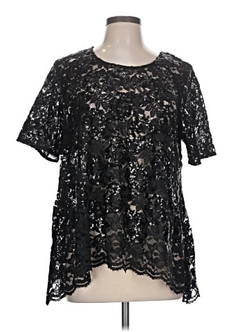 Karen Kane Short Sleeve Blouse (view 1)