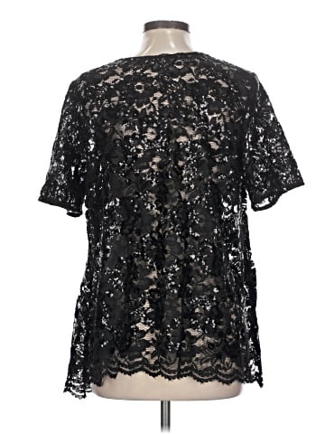 Karen Kane Short Sleeve Blouse (view 2)