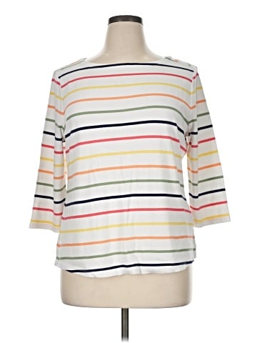 Charter Club 3/4 Sleeve T-Shirt (view 1)