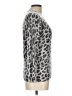 Charter Club Animal Print Silver Pullover Sweater Size L - photo 4