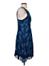 Maple 100% Rayon Blue Cocktail Dress Size 4 - photo 4