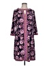 Wisp Paisley Purple Casual Dress Size 12 - photo 1