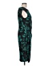 North Style Print Teal Cocktail Dress Size 10 - photo 4