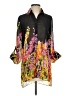 Mishca Floral Black 3/4 Sleeve Blouse Size S - photo 1