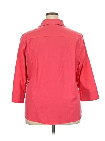 Foxcroft 3/4 Sleeve Button-Down Shirt (view 2)