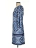 Apt. 9 Print Blue Casual Dress Size S - photo 5