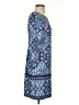 Apt. 9 Print Blue Casual Dress Size S - photo 4