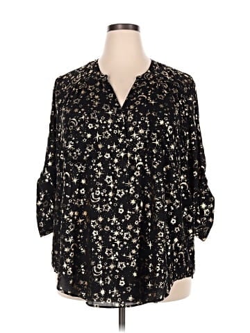 Torrid 3/4 Sleeve Blouse (view 1)