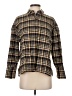 Everlane 100% Cotton Plaid Brown Long Sleeve Button-Down Shirt Size XS - photo 1