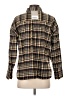 Everlane 100% Cotton Plaid Brown Long Sleeve Button-Down Shirt Size XS - photo 2