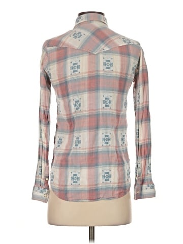 American Eagle Outfitters Long Sleeve Button-Down Shirt (view 2)