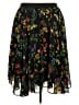 Torrid Floral Black Casual Skirt Size 4X Plus (4) - photo 2