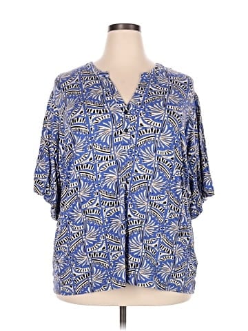 Nic + Zoe Short Sleeve Blouse (view 1)