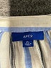 Apt. 9 Stripes Blue 3/4 Sleeve Button-Down Shirt Size L (petite) - photo 7