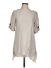 Caroline Rose Tan Short Sleeve Blouse Size XS - photo 1