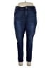 Seven7 Solid Blue Jeans Size 18 - photo 1