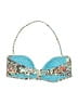 Mossimo Floral Green Swimsuit Top Size M - photo 2