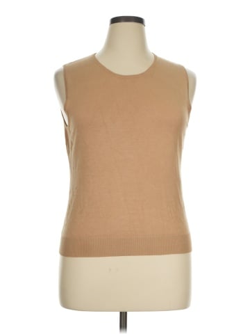 August Silk Sleeveless T-Shirt (view 1)