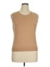 August Silk Tan Sleeveless T-Shirt Size XL - photo 1