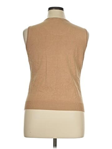 August Silk Sleeveless T-Shirt (view 2)
