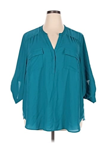 Torrid 3/4 Sleeve T-Shirt (view 1)