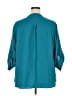 Torrid 100% Polyester Teal 3/4 Sleeve T-Shirt Size 3X Plus (3) - photo 2