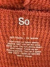 SO Orange Pullover Sweater Size L - photo 7