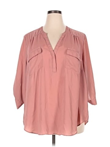 Torrid 3/4 Sleeve Blouse (view 1)