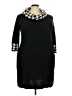 Studio One 100% Acrylic Black Casual Dress Size 3X - photo 1
