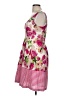 Nine West Tropical Pink Cocktail Dress Size 6 - photo 5