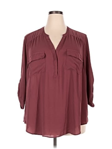 Torrid 3/4 Sleeve Blouse (view 1)