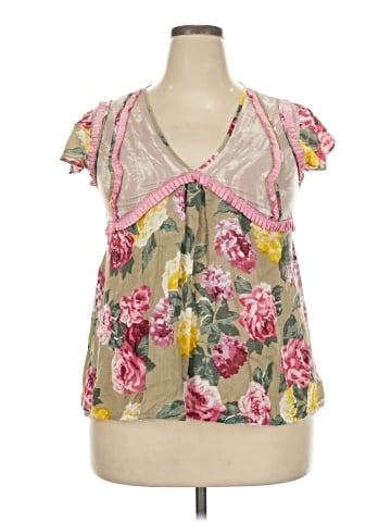 Mix Nouveau Short Sleeve Blouse (view 1)