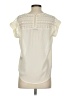 E&M Collection Ivory Short Sleeve Blouse Size S - photo 2